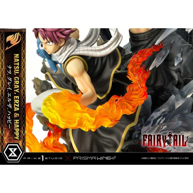 Fairy Tail Natsu, Gray, Erza, Happy 57 cm