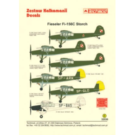 Maquette d'avion Fieseler 156 Storch en balsa - Modellbau Berlinski  Modellbaufachhandel