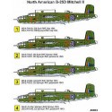 Décal North American B-25D Mitchell (4) FV937 SM-K FL923 SM-F FV948 SM-q all 305 Sqn 1943 FW130 Mq-A 226 Sqn all Olive Drab/Neut