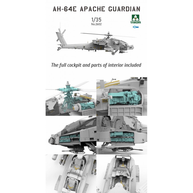 Maquette d'hélicoptère AH-64E Apache Guardian Attack Helicopter