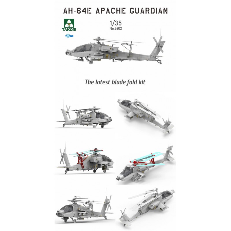 Takom AH-64E Apache Guardian Attack Helicopter