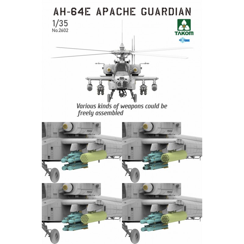 TAK2602 AH-64E Apache Guardian Attack Helicopter