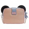 Disney Loungefly Sac A Main Minnie Pastel Color Block Dots