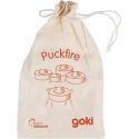 Jeu: PUCKFIRE diam.4,5cm, 7 pièces, bois, en sac en cotton, 3+