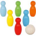 JEU de QUILLES, 7 pièces, bois, 3+