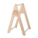 ML Poppen: PORTE-VÊTEMENTS H44xD30xB31cm, en bois de forêt durable