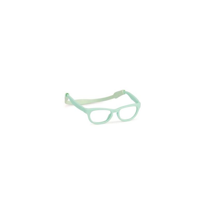 ML Poppen: LUNETTES pour poupées, turquoise