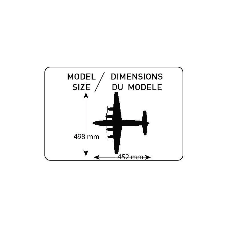 Douglas DC-6B Super Cloudmaster. Décalques Scandinavian et UTA (Version 2023)