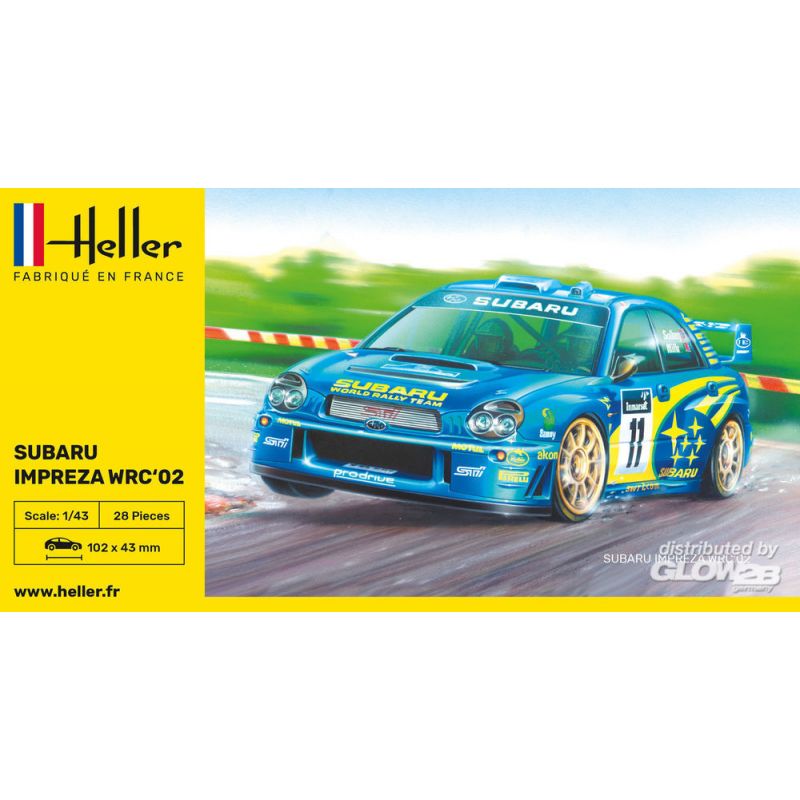 Maquette Heller Subaru Imprezza WRC 02 1/43 chez 1001hobbies (Réf
