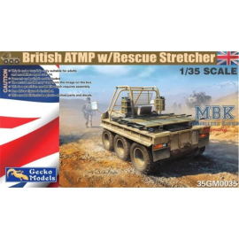 Maquette ATMP britannique avec brancards de sauvetage