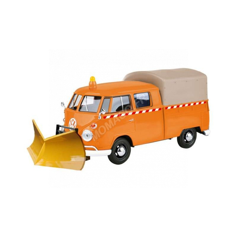 VOLKSWAGEN T1 (TYPE 2) PICK-UP CHASSE NEIGE ORANGE