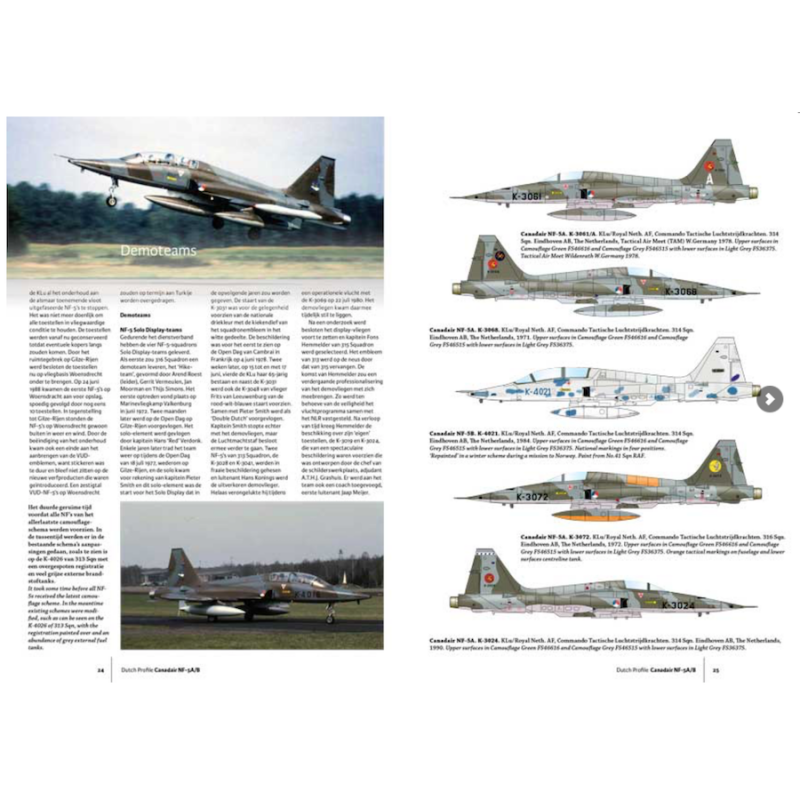 Livre Canadair NF-5A/B KLU