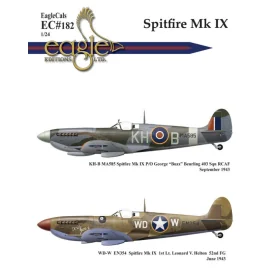 Décal Supermarine Spitfire Mk.IXc KH-B MA585 Spitfire Mk IX P/O George "Buzz" Beurling