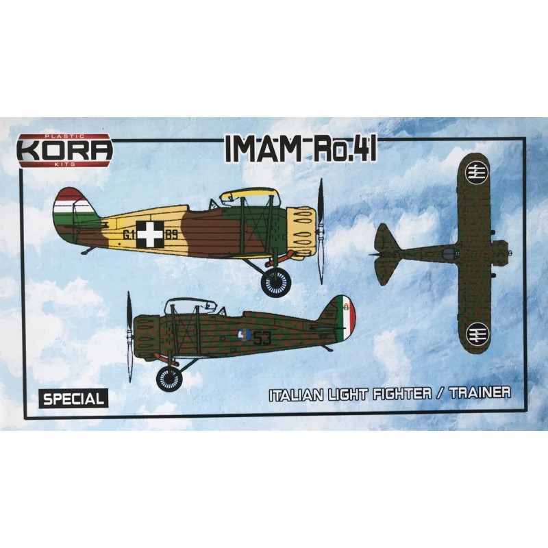 Maquette avion Kora IMAM Ro.41 chasseur l ger italien entra neur