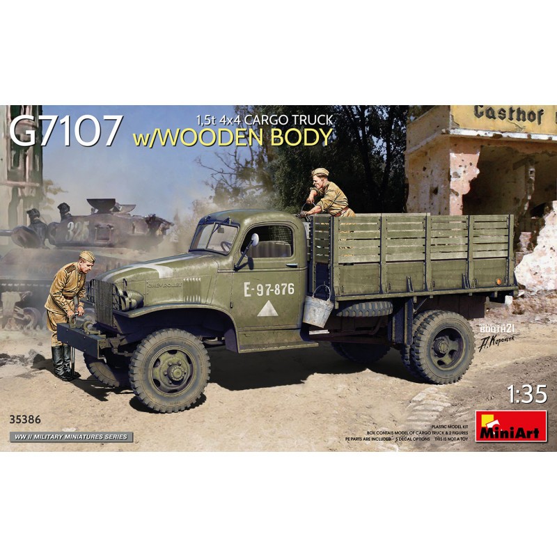 G7107 CAMION CARGO 1,5t 4x4 avec BOIS