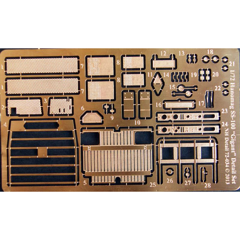 Hanomag SS-100 'Gigant' Detail Set (conçu pour être utilisé avec des kits d'armure spéciale)