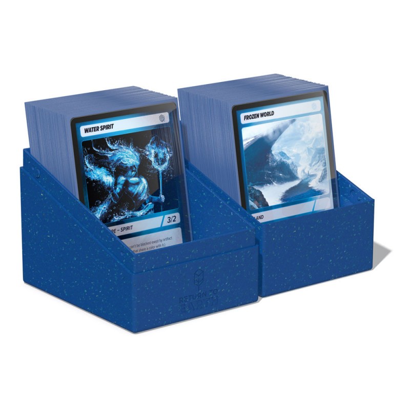 Ultimate Guard Return To Earth Boulder Deck Case 133+ taille standard Bleu