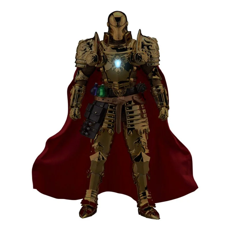 Marvel Dynamic Action Heroes Medieval Knight Iron Man Gold Version 20 cm