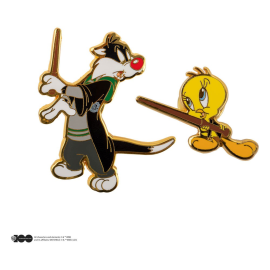 Looney Tunes pack 2 pin's Tweety & Sylvester at Hogwarts