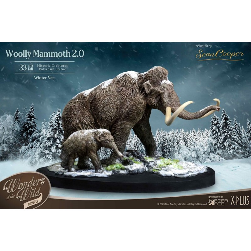 Historic Creatures The Wonder Wild Series The Woolly Mammoth 2.0 22 cm