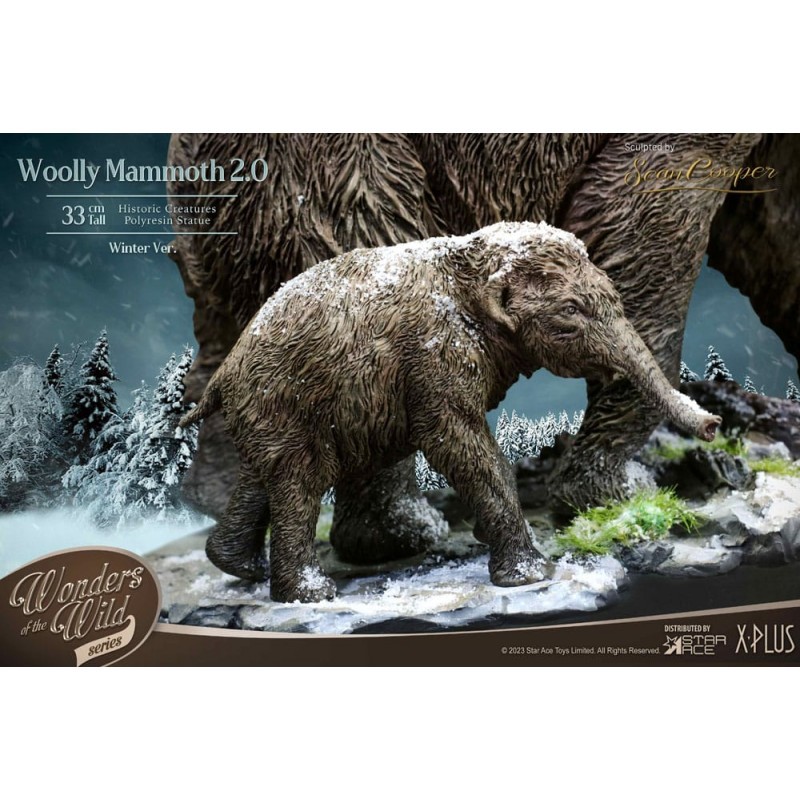 Historic Creatures The Wonder Wild Series The Woolly Mammoth 2.0 22 cm