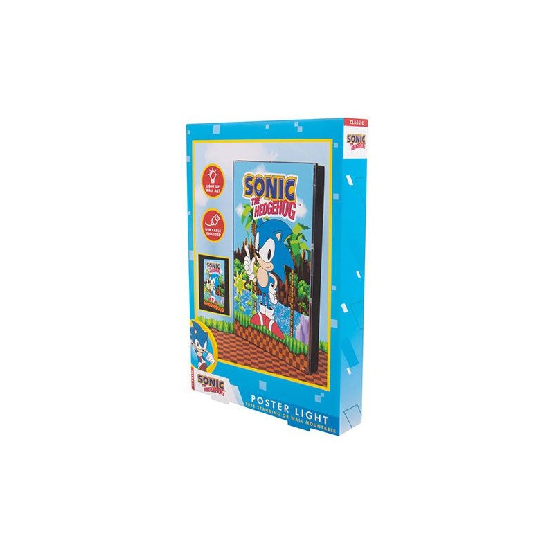 Sonic Poster avec fonction lumineuse