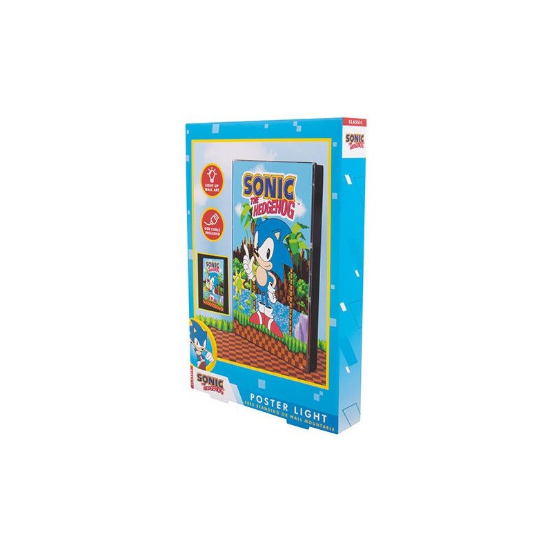  Sonic Poster avec fonction lumineuse