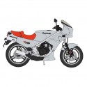  Maquette plastique de moto Kawasaki KR250 (KR250A) « Version Argent» 1984 1:12