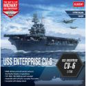 Maquette de bateau en plastique USS CV-6 Enterprise « Battle of Midway » 1:700