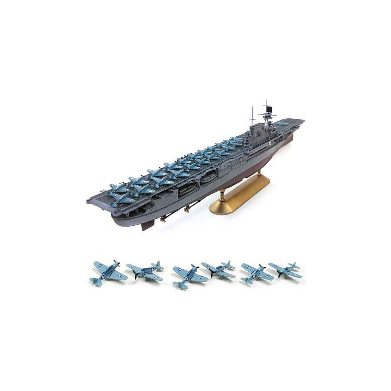 Maquette de bateau en plastique USS CV-6 Enterprise « Battle of Midway » 1:700