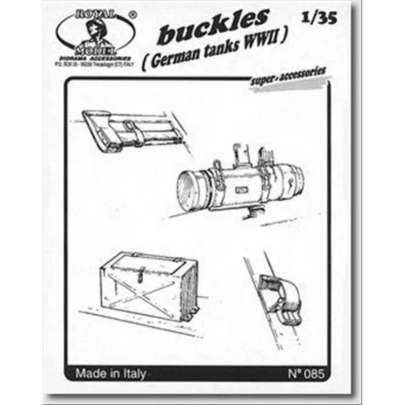 Royal Model: 1/35; Buckles (German tank)