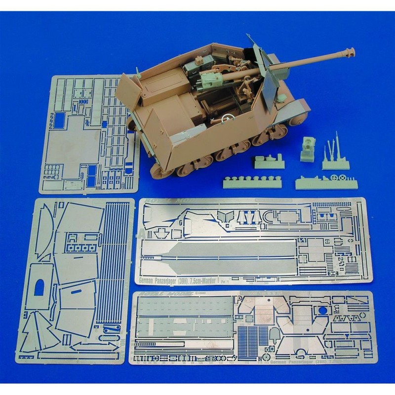 Royal Model: 1/35; German Pz.Jager 7.5 cm-part 1° (for Trumpeter kit)