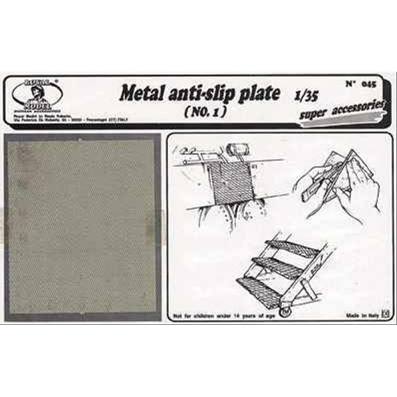 Royal Model: 1/35; Metal anti-slip plate n.1