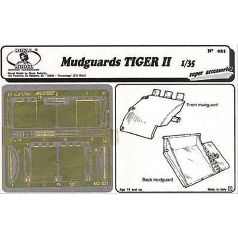 Royal Model: 1/35; Tiger II mudguards