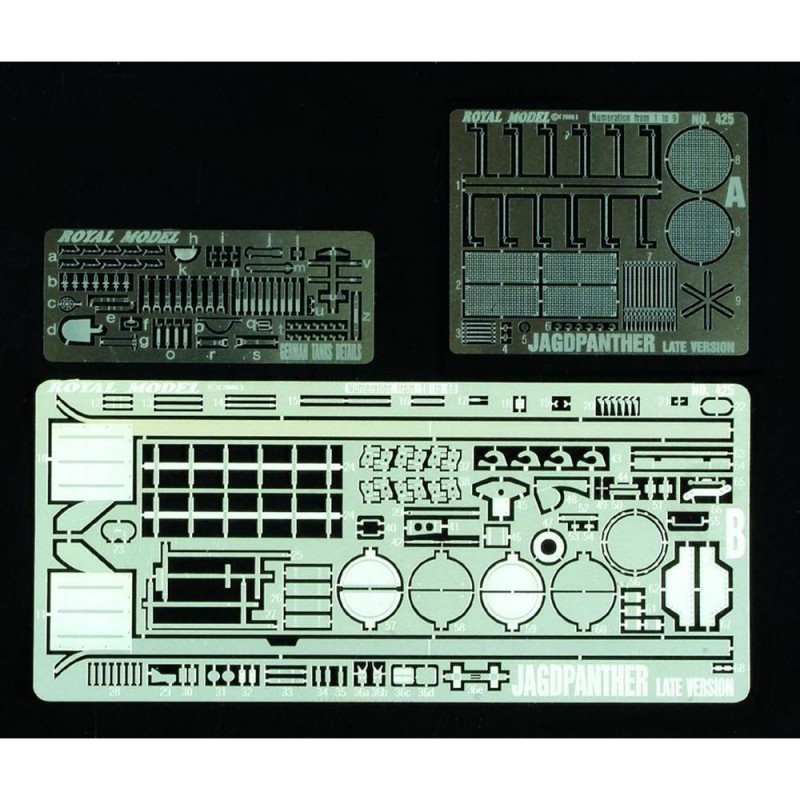 Royal Model: 1/72; Jagdpanther Late Version (for Dragon kit)