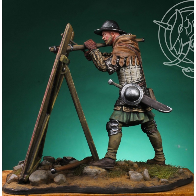 ROMEO MODELS: 54 mm.; Medieval handgunner 14th-15th Century