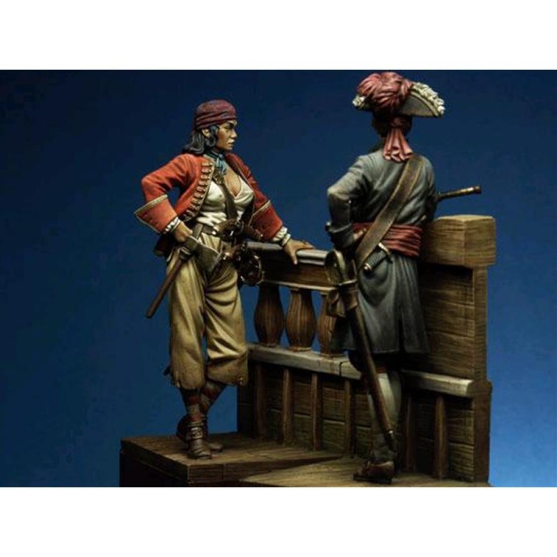 ROMEO MODELS: 75 mm. ; The complete Scene "Over the Ship"