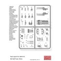 PLASTIC SOLDIER CO: Easy Assembly plastic injection moulded 15mm WW2 Allied M3 Halftrack. Five vehicles in the box