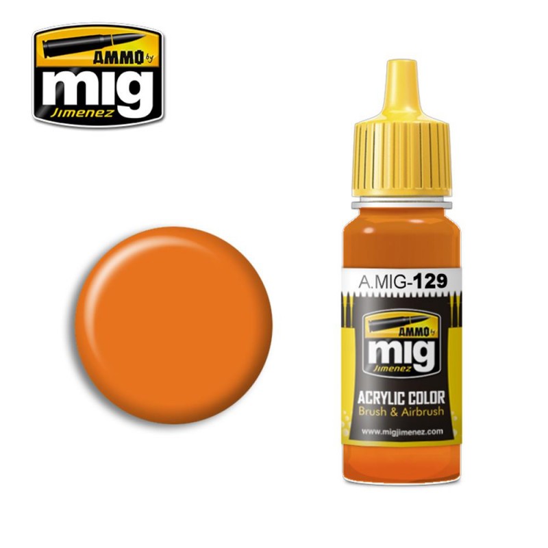 AMMO OF MIG: acrylic paint 17ml; ORANGE