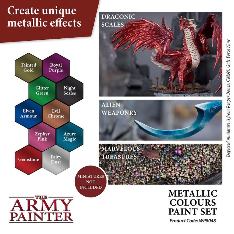 Army Painter: WARPAINTS COMPLETE PAINT SET, 124 paints 17ml