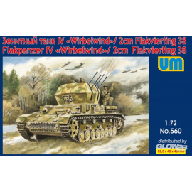 Maquette Flakpanzer IV Wirbelwind/2cm Flakvierling 38