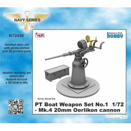 PT Boat Weapon Set No.1 - Canon Oerlikon Mk.4 20mm