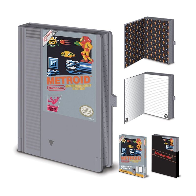 NINTENDO METROID CARTRIDGE A5 NOTEBOOK