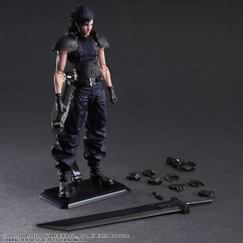 FF7 CRISIS CORE Zack Fair SOLDIER 1ST CLASS Play Arts Kai 27cm (rerun)