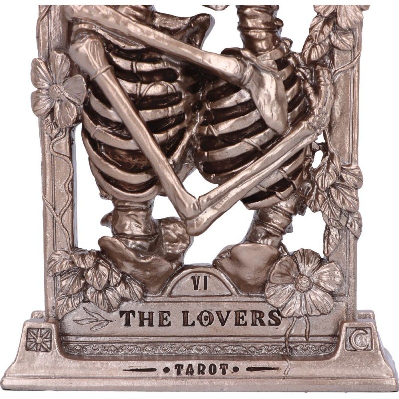 THE LOVERS BRONZE GOTHIC SKELETON ORNAM