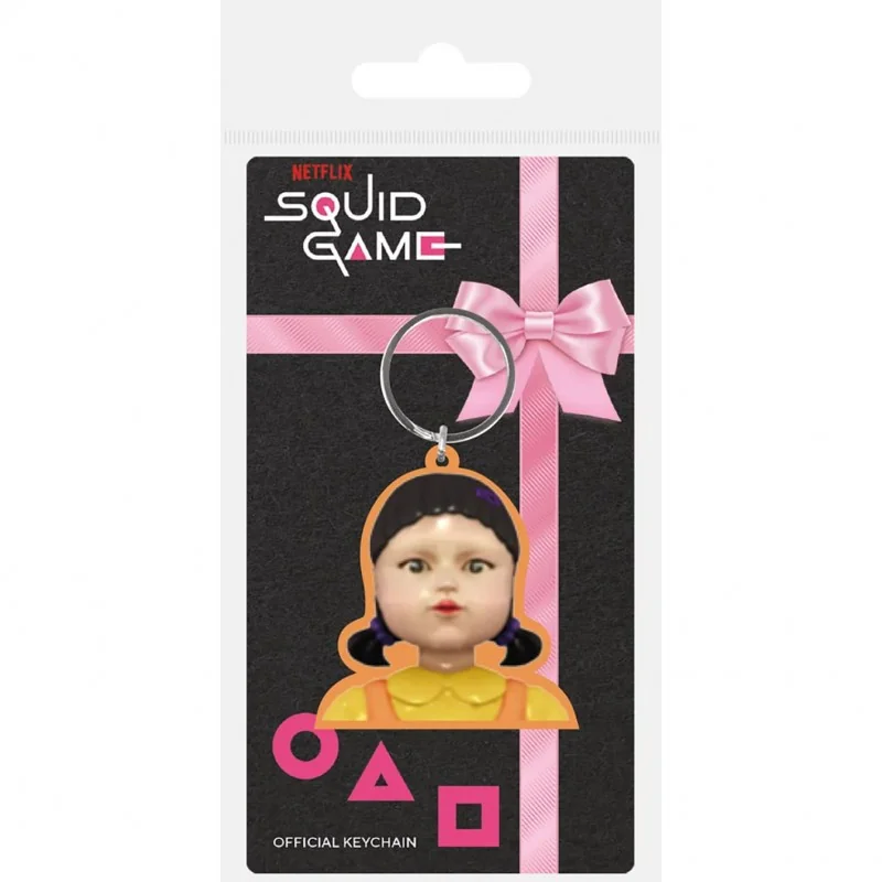 SQUID GAME (DOLL) RUBBER KEYCHAIN