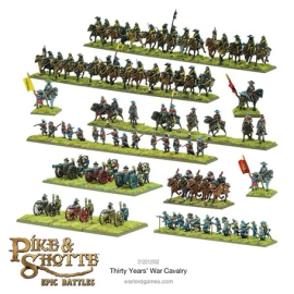 Extension et figurine pour jeux de figurines Pike & Shotte Epic Battles - Thirty Years War Cavalry Battalia