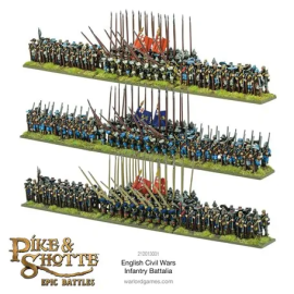 Extension et figurine pour jeux de figurines Pike & Shotte Epic Battles - English Civil Wars Infantry Battalia