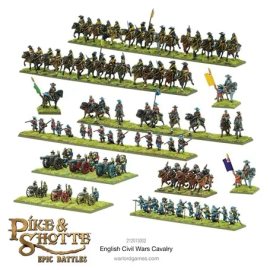 Extension et figurine pour jeux de figurines Pike & Shotte Epic Battles - English Civil Wars Cavalry Battalia
