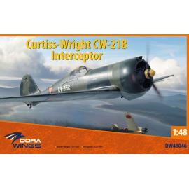 Maquette avion Curtiss-Wright CW-21B Interceptor